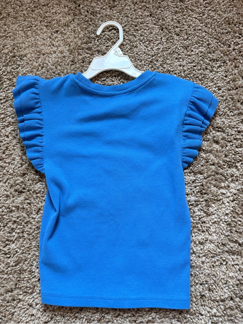 Altar’d State Blue Ruffle Top - Picture 2 of 5